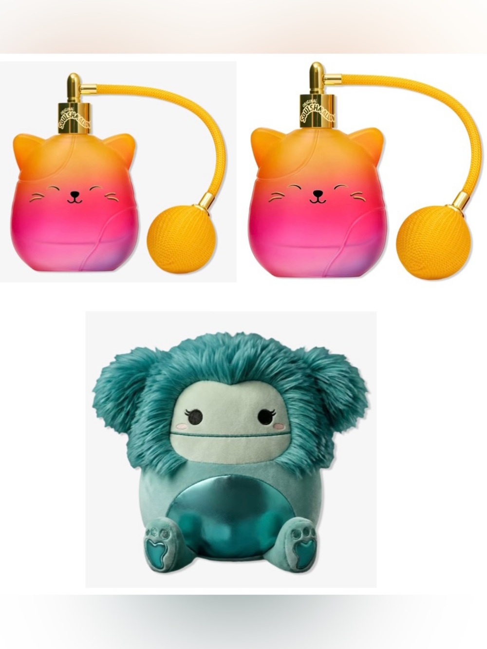 2 Squishmallows Whisked Away Tropical Sunset & Plush Limited Edition